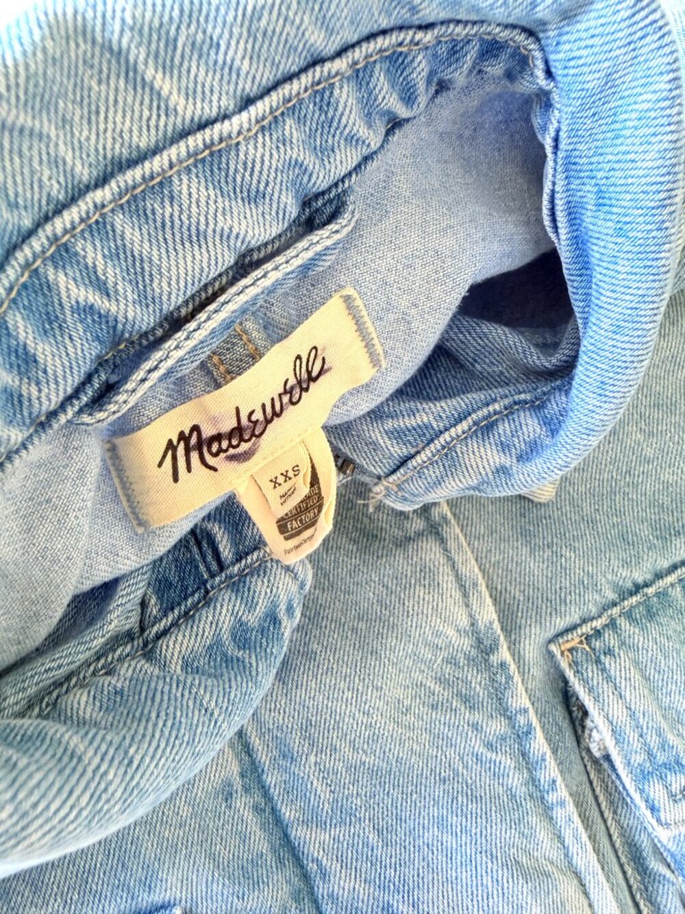 Madewell Kirkham Wash Cropped Cargo Jacket - Picture 14 of 16